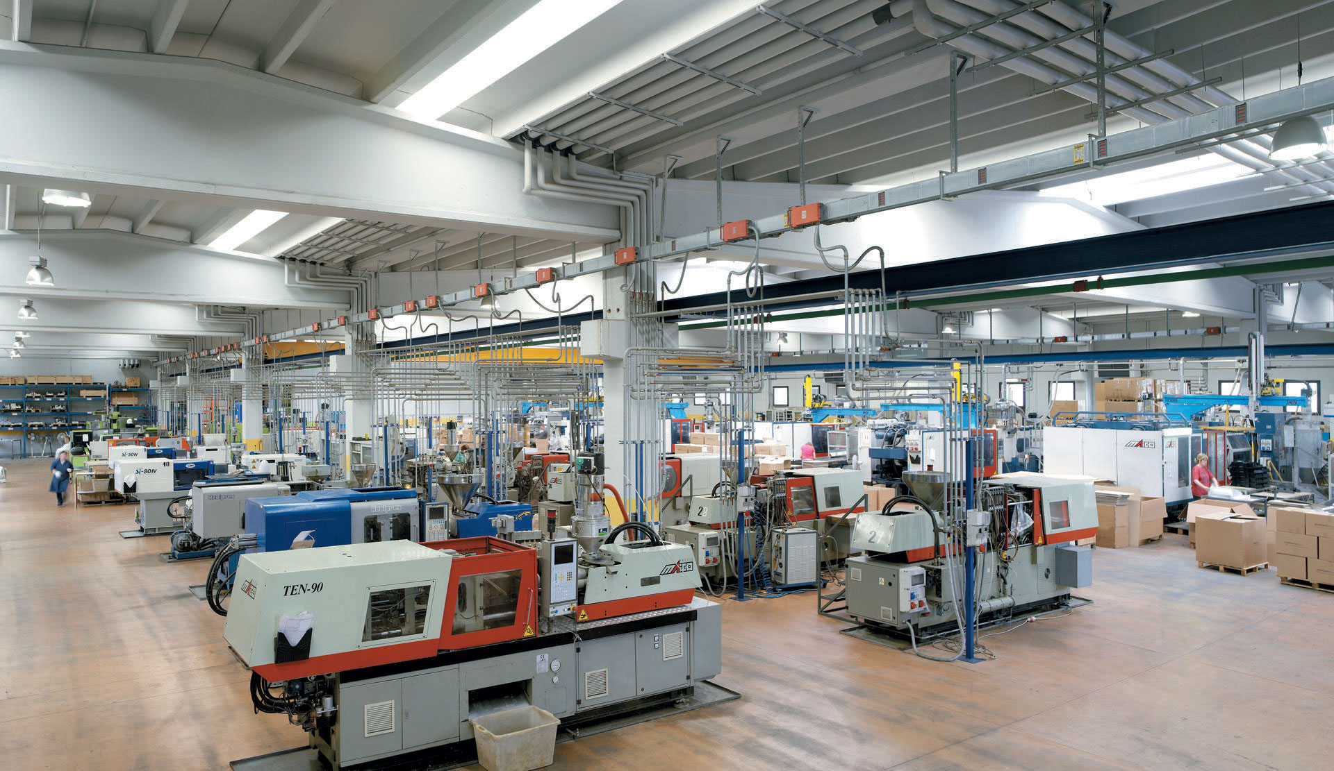 Plastibenaco plant manufacturing plastic and technopolymer components