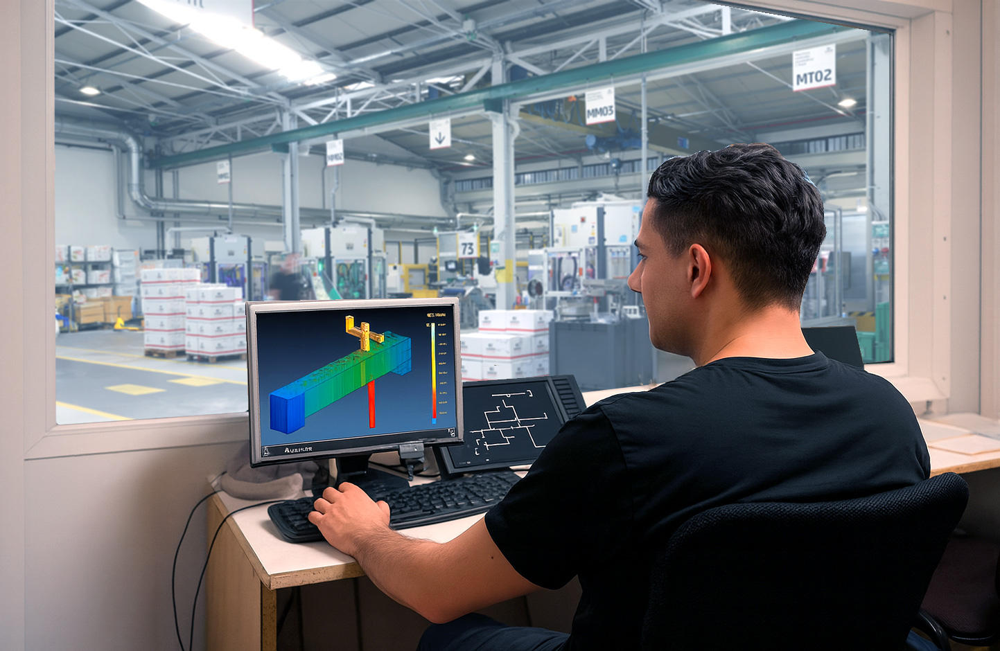 Virtual engineering to optimize plastic component design and performance